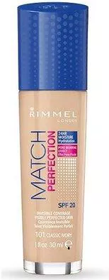 Rimmel Match Perfection makeup 30 ml 101 Classic Ivory