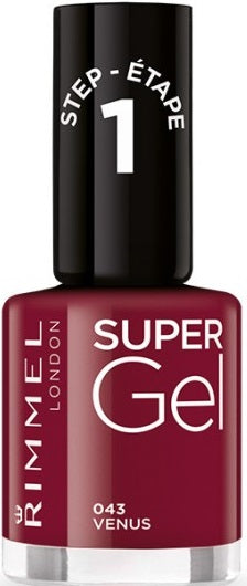 Rimmel Super Gel nail polish for women 12 ml 043 Venus