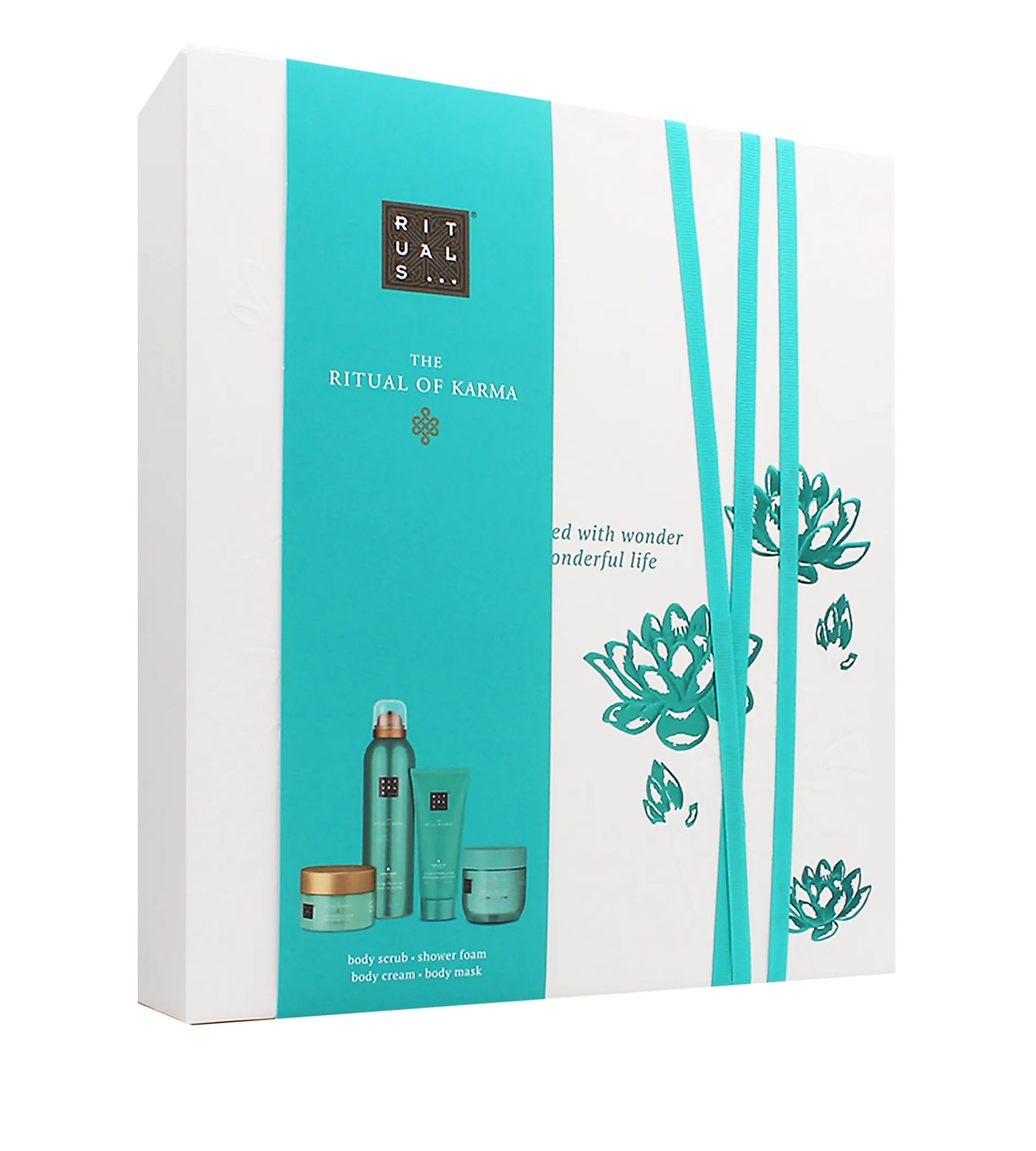 Rituals The Ritual of Karma SET (SG 200ml + Mask 125ml + Scrub 125g + BC 100ml)