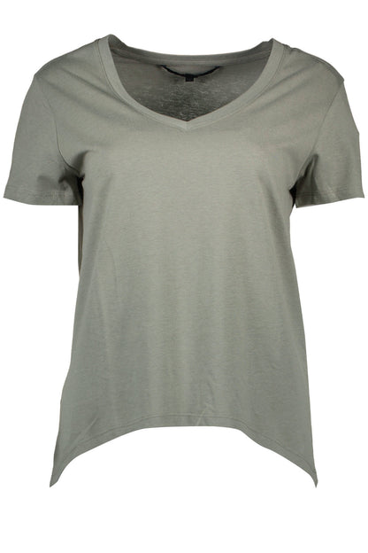 SILVIAN HEACH GREEN WOMAN SHORT SLEEVE T-SHIRT