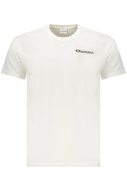 SUPERGA MEN'S SHORT-SLEEVE T-SHIRT WHITE