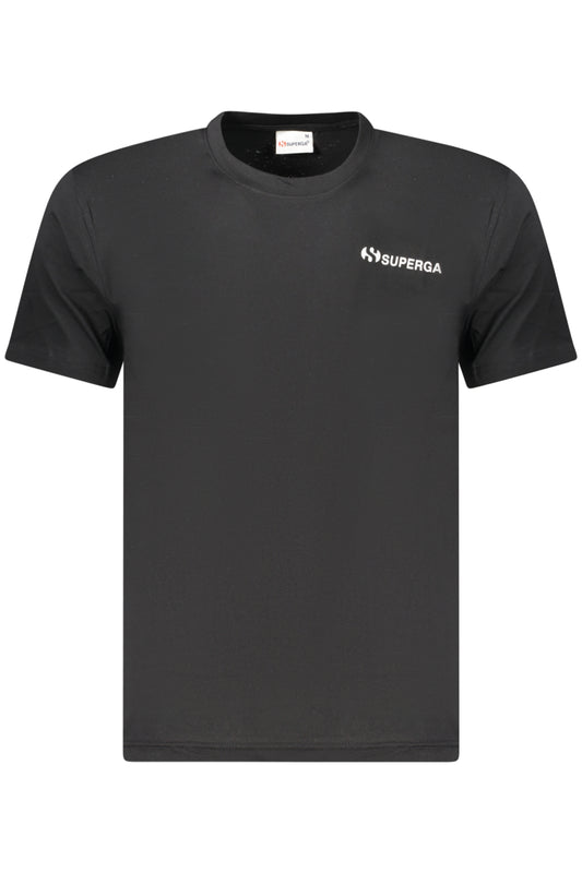 T-shirt noir à manches courtes Superga pour homme