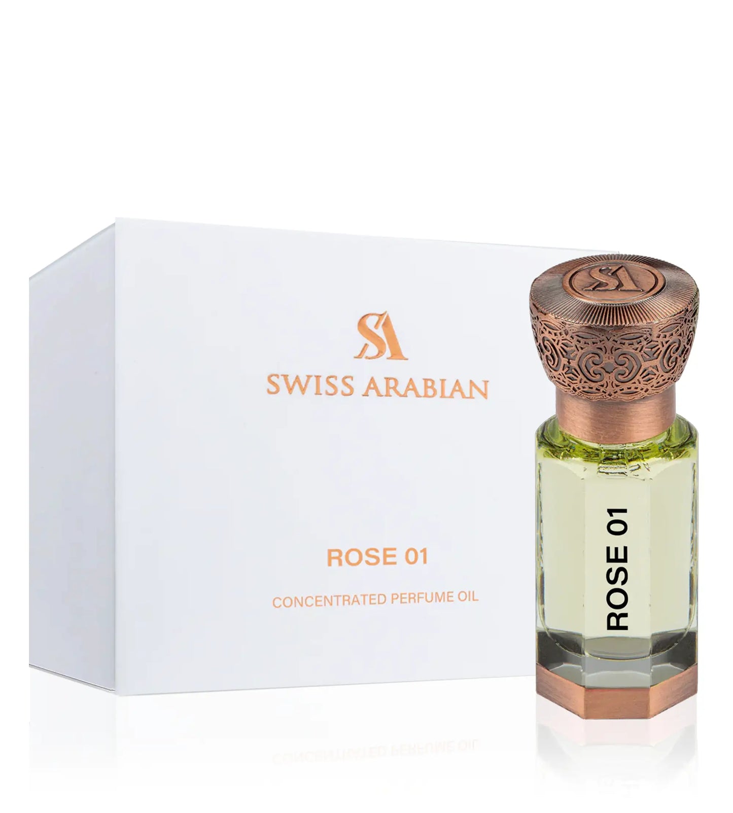 Swiss Arabian Rose 01 concentrated perfumed oil unisex 12 ml