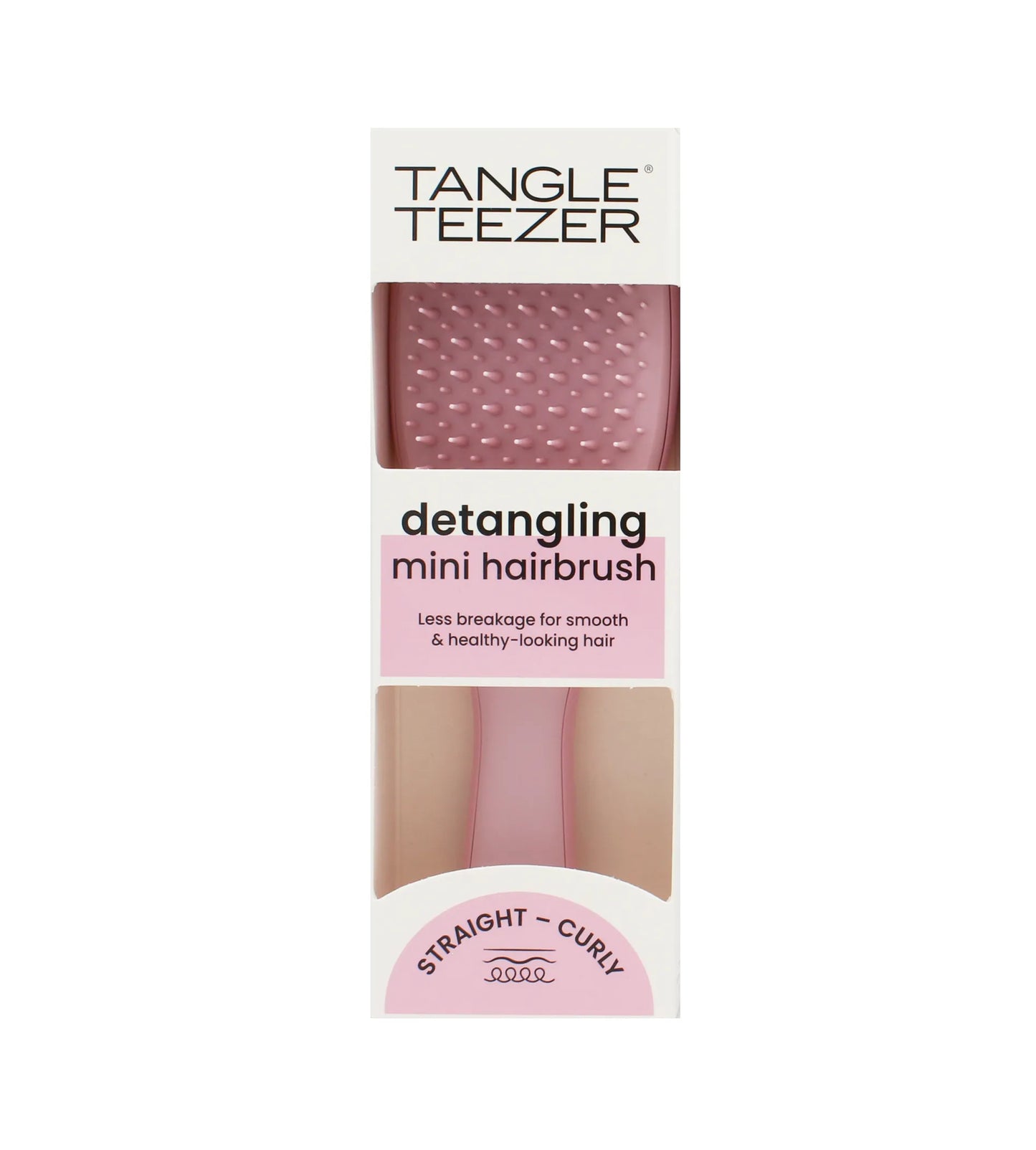 Tangle Teezer The Ultimate Detangler Mini Detangling Hairbrush Millennial Pink