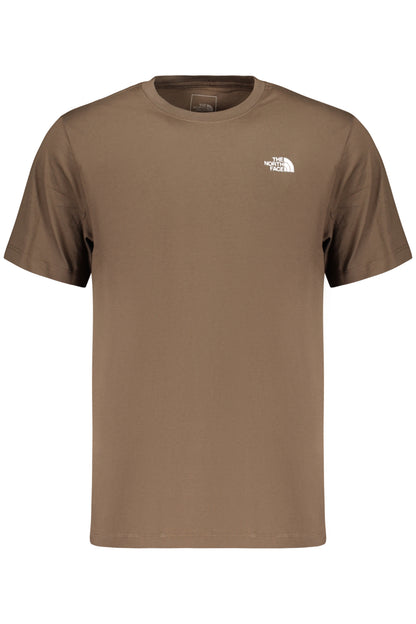 THE NORTH FACE MEN'S SHORT-SLEEVE T-SHIRT BROWN