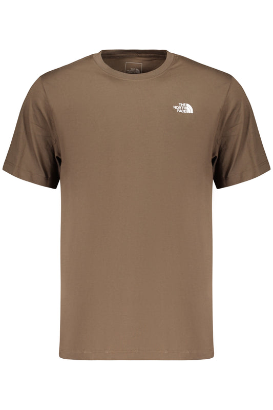 THE NORTH FACE MEN'S SHORT-SLEEVE T-SHIRT BROWN