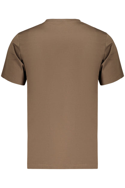 THE NORTH FACE MEN'S SHORT-SLEEVE T-SHIRT BROWN