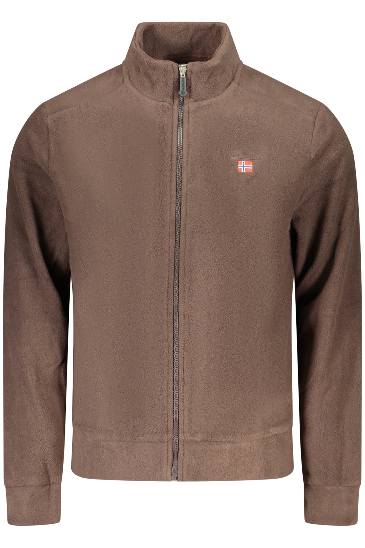 SWEAT-SHIRT FERMÉ MARRON POUR HOMME THE NORTH STONE