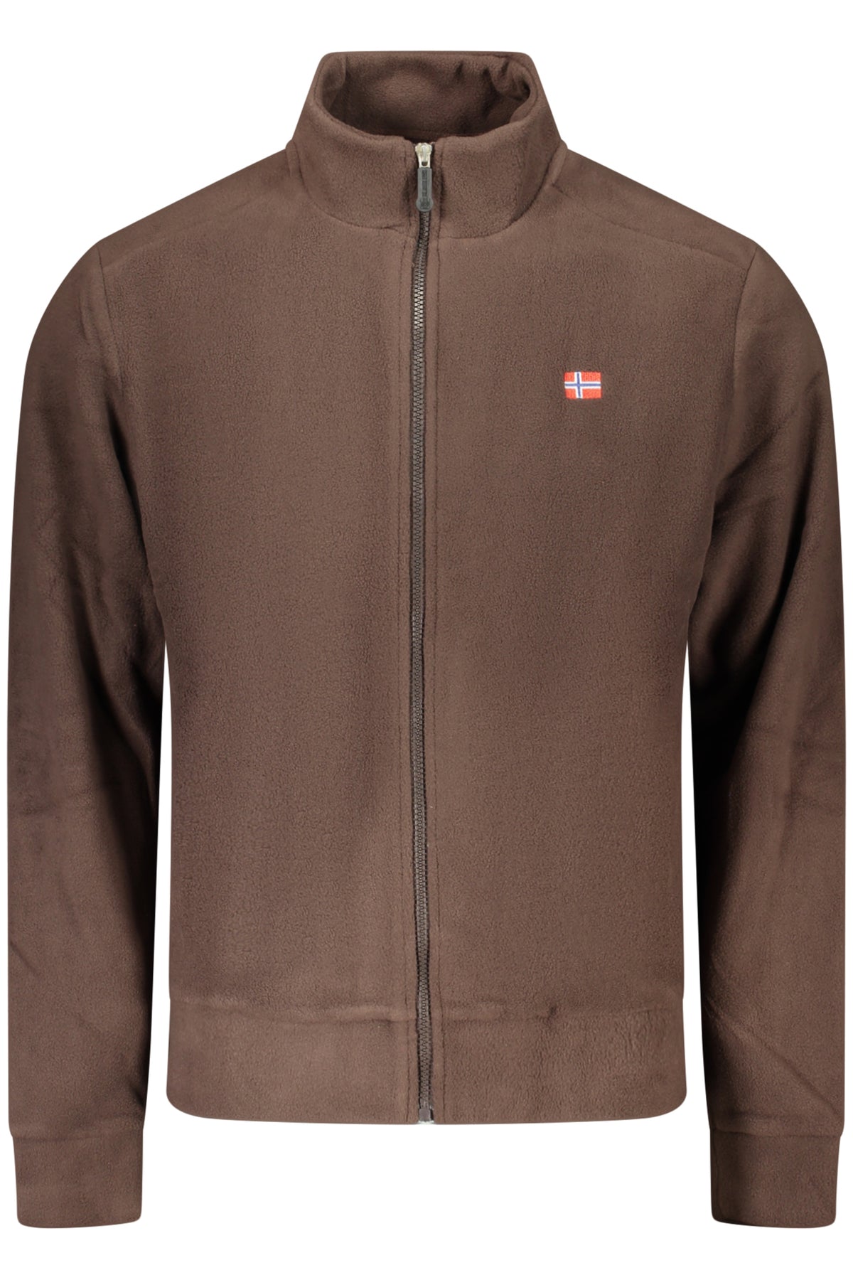 SWEAT-SHIRT FERMÉ MARRON POUR HOMME THE NORTH STONE