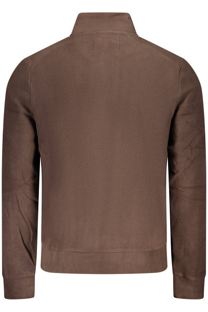 SWEAT-SHIRT FERMÉ MARRON POUR HOMME THE NORTH STONE