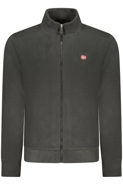 SWEAT-SHIRT NOIR À FERMETURE ÉCLAIR POUR HOMME THE NORTH STONE