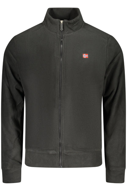 SWEAT-SHIRT NOIR À FERMETURE ÉCLAIR POUR HOMME THE NORTH STONE