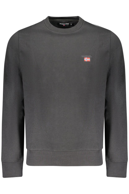 SWEAT-SHIRT NOIR À FERMETURE ÉCLAIR POUR HOMME THE NORTH STONE