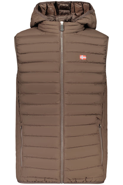 VESTE SANS MANCHES MARRON POUR HOMME THE NORTH STONE