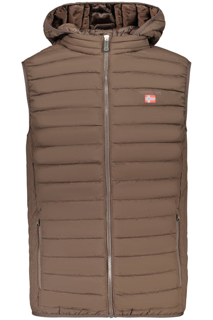VESTE SANS MANCHES MARRON POUR HOMME THE NORTH STONE