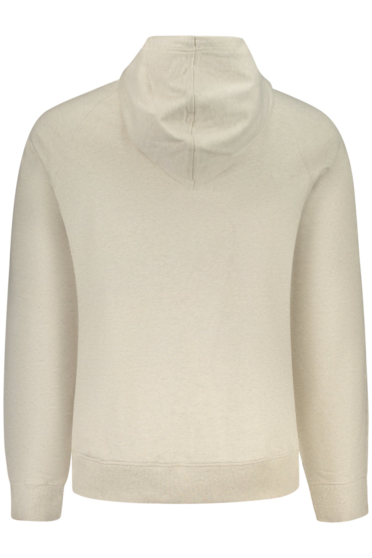TIMBERLAND MEN'S BEIGE ZIP-UP SWEATSHIRT