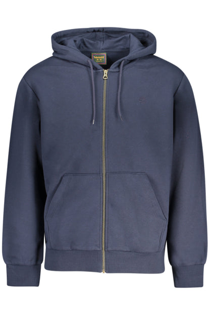 TIMBERLAND MEN'S BLUE ZIP-UP SWEATSHIRT