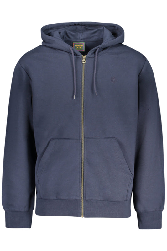 TIMBERLAND MEN'S BLUE ZIP-UP SWEATSHIRT