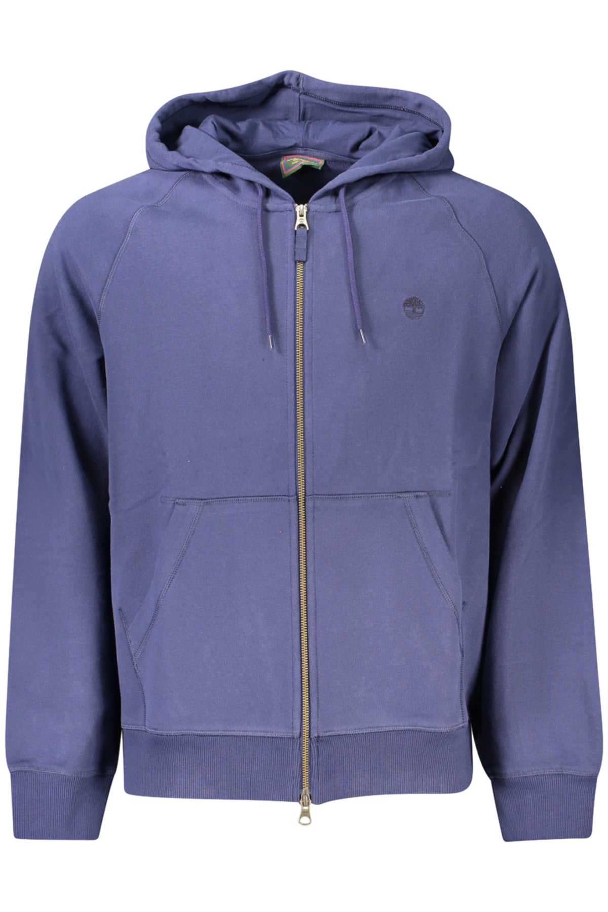TIMBERLAND MEN'S BLUE ZIP-UP SWEATSHIRT