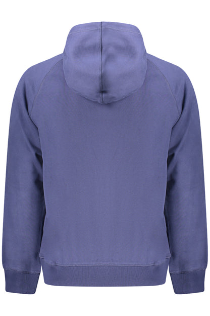 TIMBERLAND MEN'S BLUE ZIP-UP SWEATSHIRT