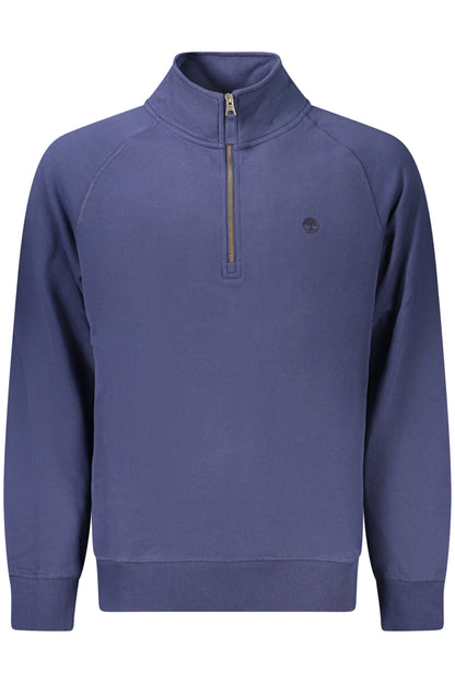 TIMBERLAND MEN'S BLUE ZIP-UP SWEATSHIRT