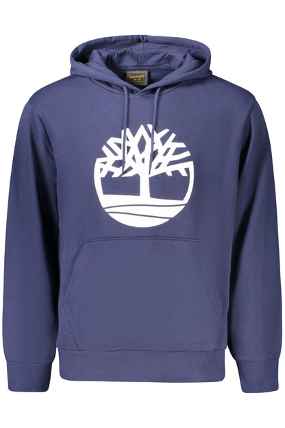 TIMBERLAND MEN'S BLUE ZIP-UP SWEATSHIRT