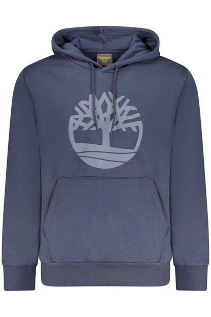 TIMBERLAND MEN'S BLUE ZIP-UP SWEATSHIRT
