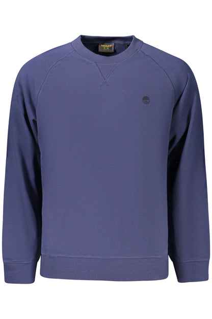 TIMBERLAND MEN'S BLUE ZIP-UP SWEATSHIRT
