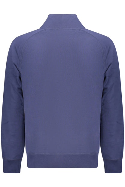 TIMBERLAND MEN'S BLUE ZIP-UP SWEATSHIRT