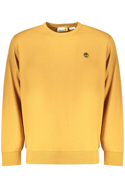 TIMBERLAND MEN'S BROWN ZIP-UP SWEATSHIRT