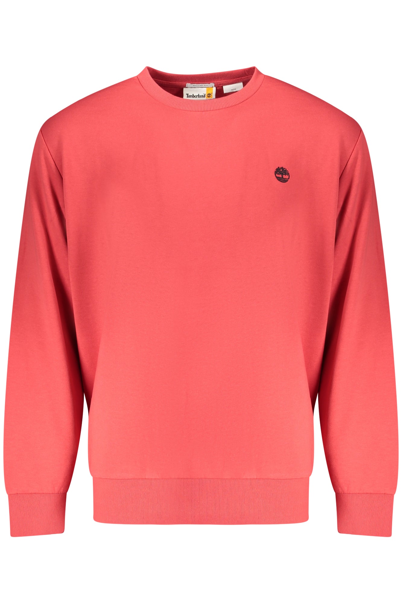 TIMBERLAND MEN'S RED ZIP-UP SWEATSHIRT