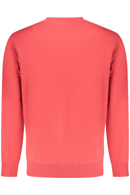 TIMBERLAND MEN'S RED ZIP-UP SWEATSHIRT
