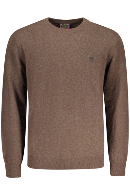 TIMBERLAND MEN'S BROWN SWEATER