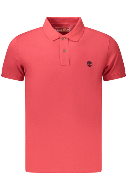 TIMBERLAND MEN'S SHORT-SLEEVE POLO SHIRT, RED