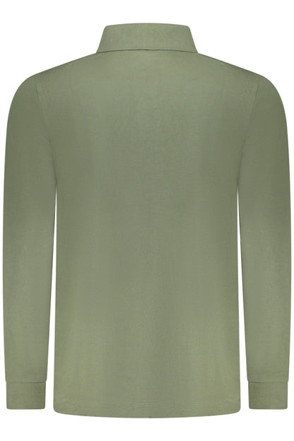 TIMBERLAND MEN'S LONG-SLEEVE POLO SHIRT, GREEN