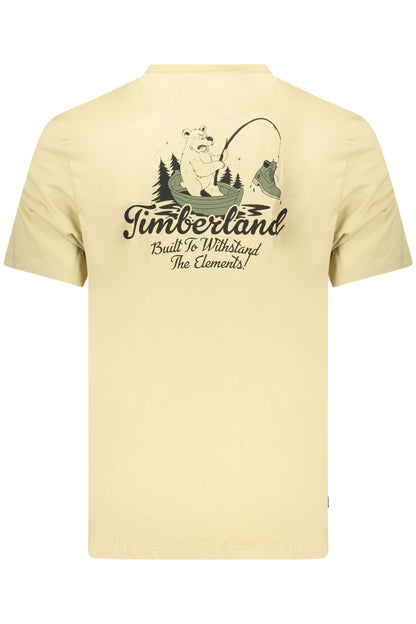 TIMBERLAND MEN'S SHORT-SLEEVE T-SHIRT BEIGE
