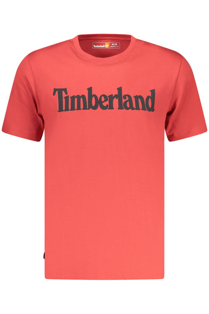 TIMBERLAND MEN'S SHORT-SLEEVE T-SHIRT RED