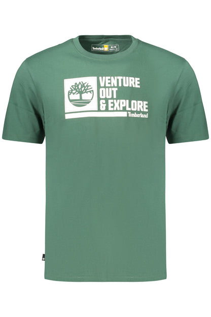 TIMBERLAND MEN'S SHORT-SLEEVE T-SHIRT GREEN