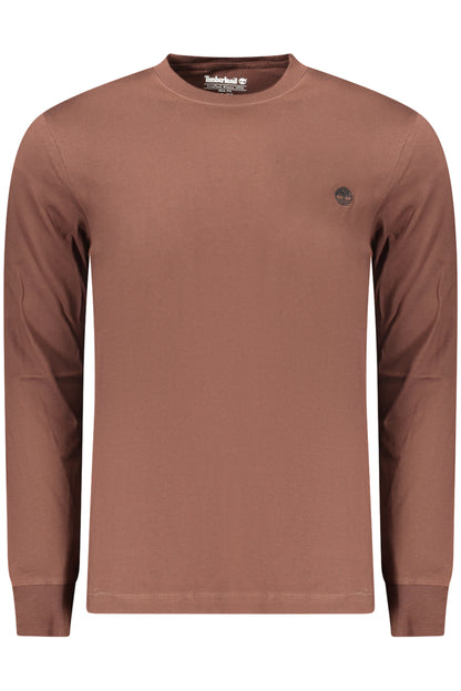 TIMBERLAND MEN'S LONG-SLEEVE T-SHIRT BROWN