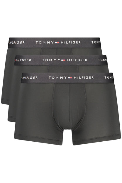 TOMMY HILFIGER MEN'S BLACK BOXER