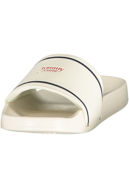 TOMMY HILFIGER WOMEN'S WHITE SLIPPER FOOTWEAR