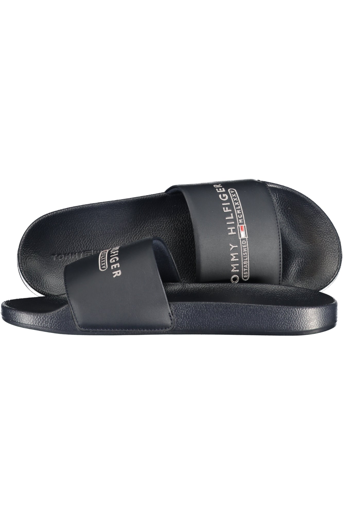 TOMMY HILFIGER MEN'S BLUE SLIPPER FOOTWEAR