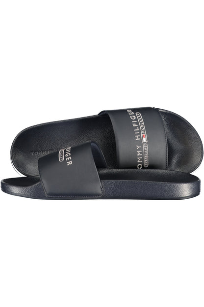 TOMMY HILFIGER MEN'S BLUE SLIPPER FOOTWEAR