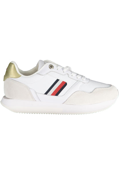 TOMMY HILFIGER WHITE WOMEN'S SPORTS SHOES