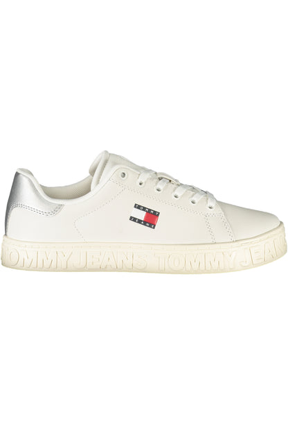 TOMMY HILFIGER WOMEN'S WHITE SPORTS SHOES