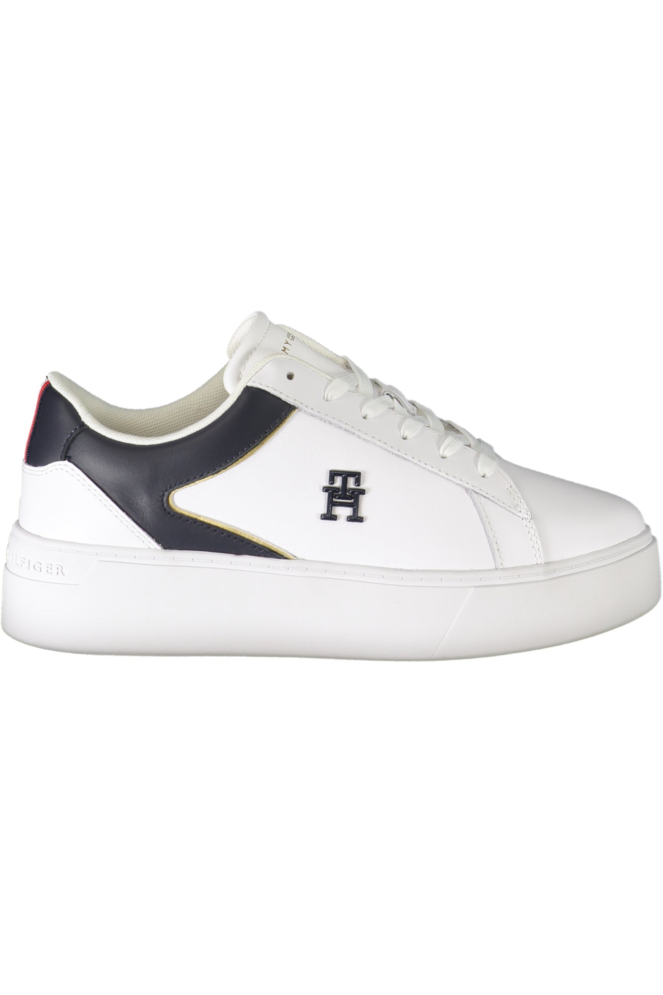 TOMMY HILFIGER WHITE WOMEN'S SPORTS SHOES