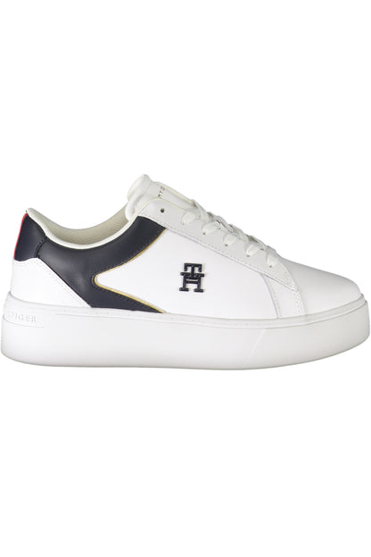 TOMMY HILFIGER WHITE WOMEN'S SPORTS SHOES