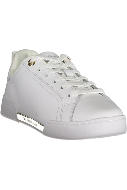 TOMMY HILFIGER WHITE WOMEN'S SPORTS SHOES