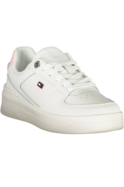 TOMMY HILFIGER WHITE WOMEN'S SPORTS SHOES
