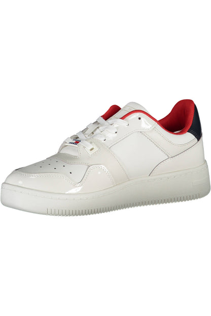 TOMMY HILFIGER WHITE WOMEN'S SPORTS SHOES